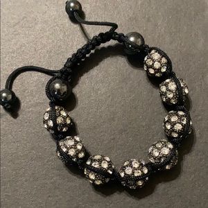 Crystal beaded bracelet
